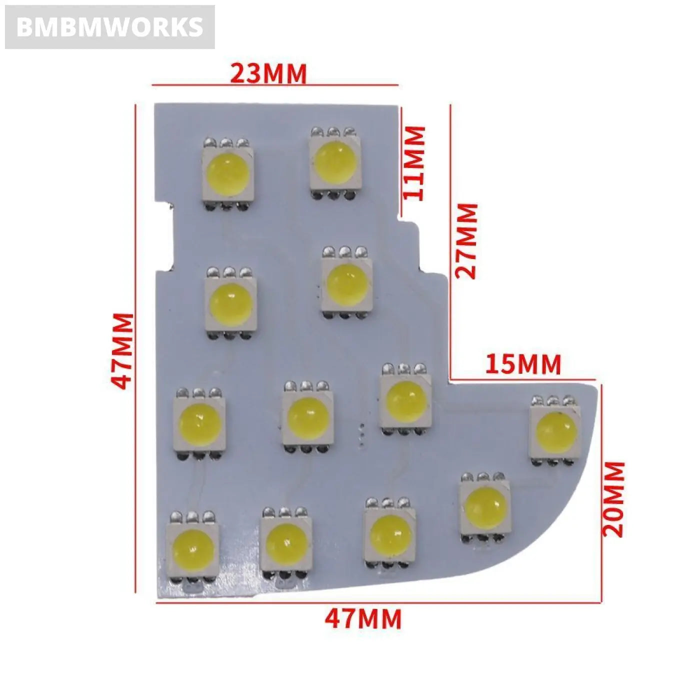 4Pcs Led Auto Interior Dome Reading Lights Light Honda Crv 2006-2009 6000K