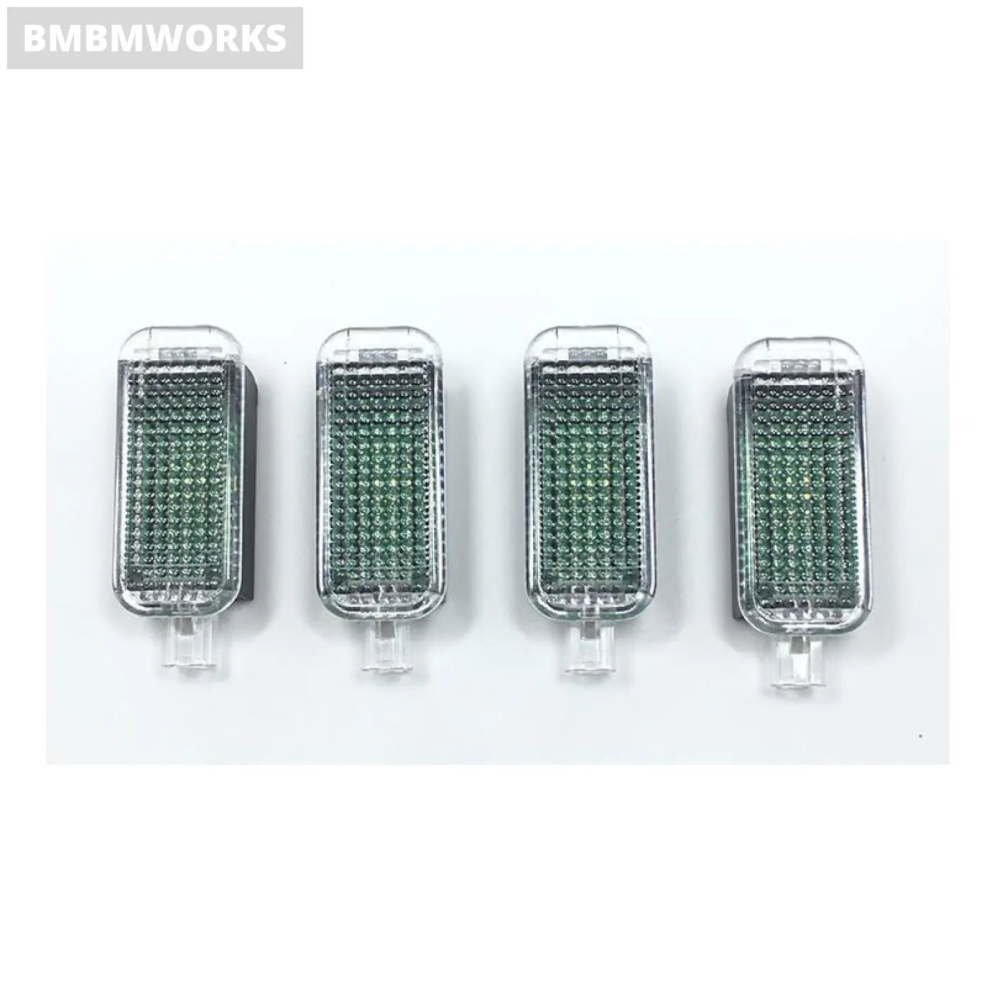 4Pcs Led Footwell Lights And Cable Golf Jetta Mk5 Mk6 Passat B6 B7 Tiguan