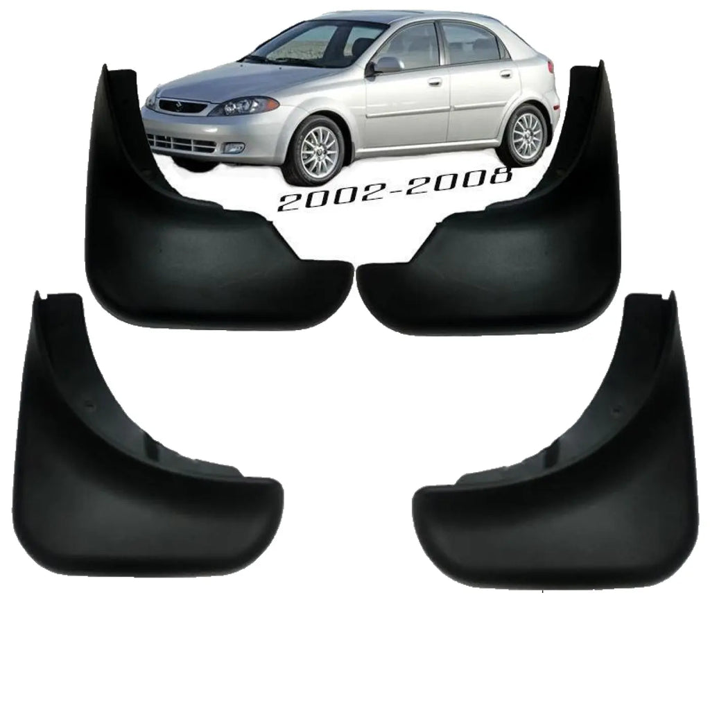 4Pcs Mud Flaps Splash Guards Daewoo Reno 02-08 Chevrolet Lacetti Hatchback