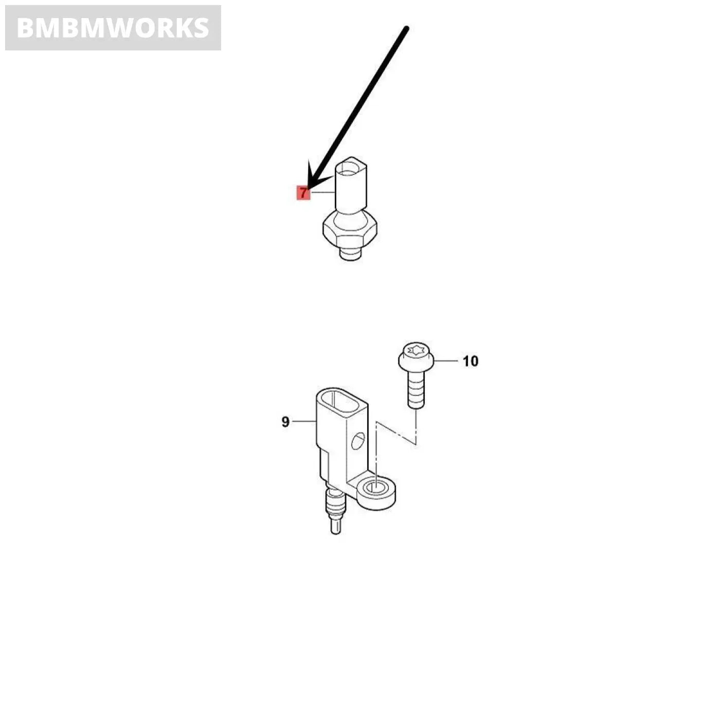 4Pcs Oil Pressure Sensor Switch Audi A2 A3 A8 Q3 Tt Vw Bora Golf Mk4 Passat