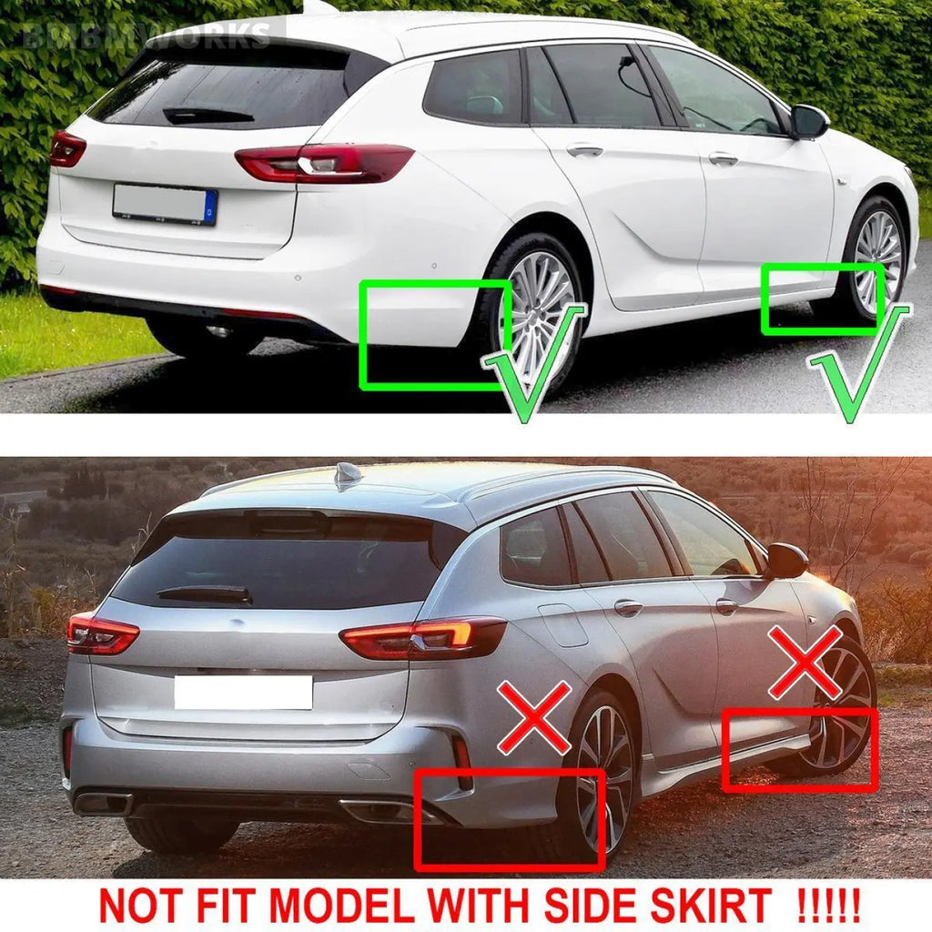 4Pcs Splash Guards Mudguards Holden Commodore Lt 2018-2022 Opel Vauxhall Buick