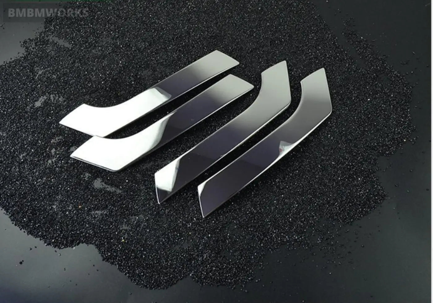 4Pcs Stainless Steel Inner Door Armrest Handle Cover Volkswagen Polo 2011-2017