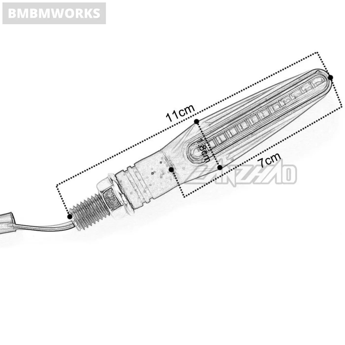 4Pcs Turn Signals Led Lights Aprilia Honda Kawasaki Ducati Suzuki Ktm