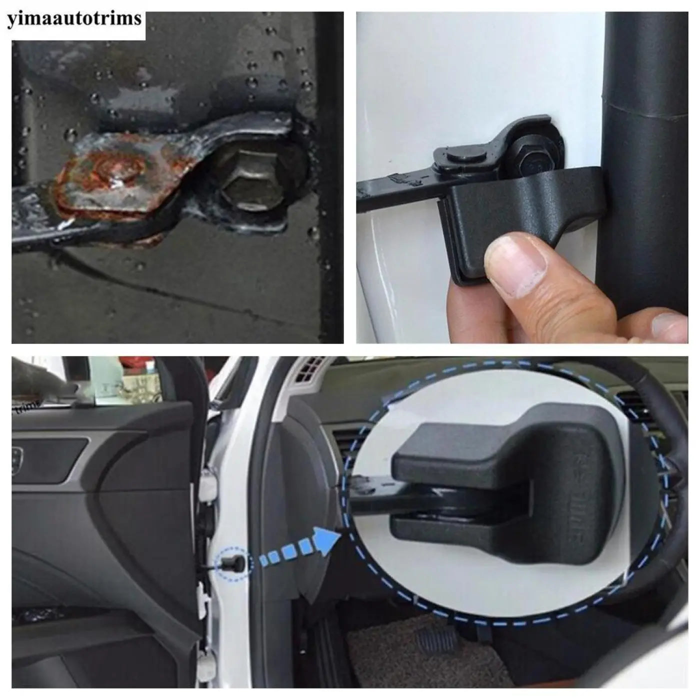 4Pcs Waterproof Rust-Proof Limiting Stopper Cover Lexus Nx Rx Es Ux 260 2016-23