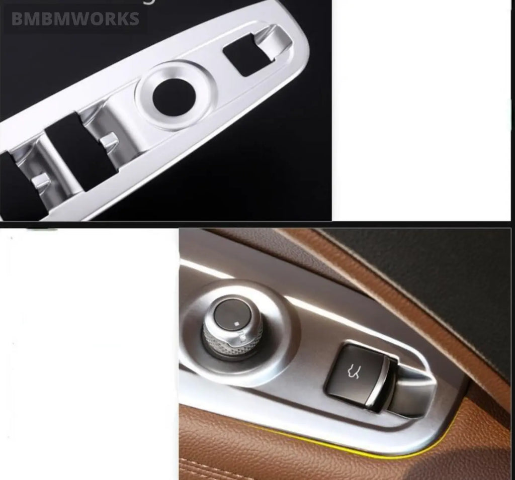 4Pcs Window Lift Switch Button Frame Cover Trim Alfa Romeo Stelvio 2017-2018