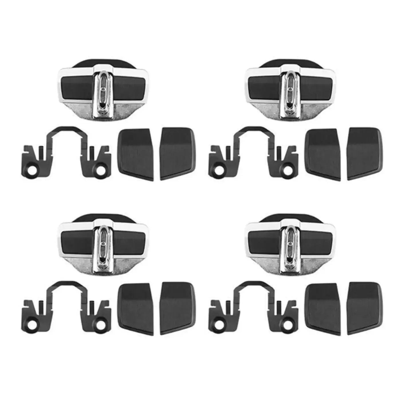 4Sets Door Stabilizer Lock Protector Latches Stopper Covers Honda Accord