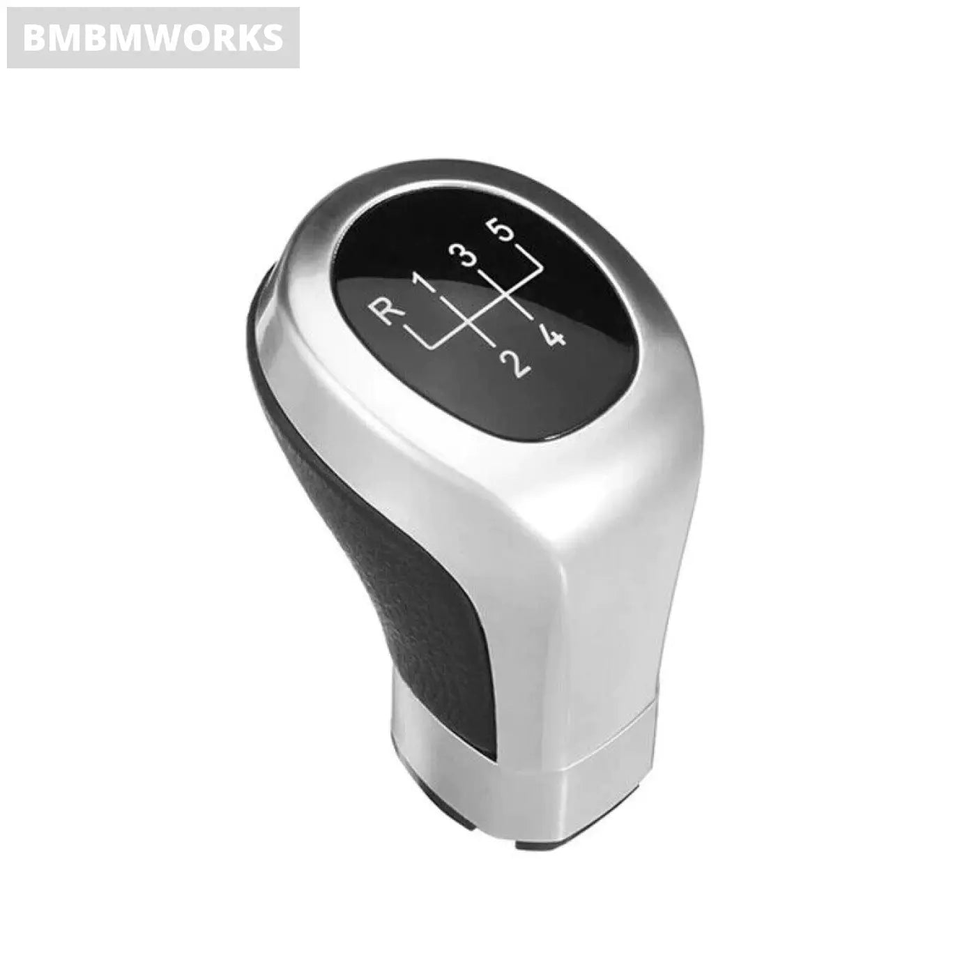 5 / 6 Speed Gear Shift Knob Leather Stick Shifter Lever For Bmw E81 E90 E91 E60