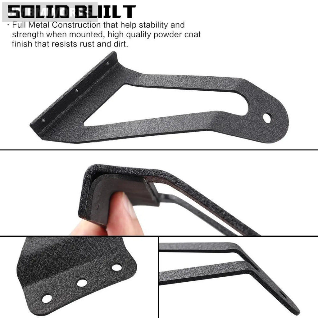 50” Curved Lightbar Mount Off Road Barlight Roof Windshield Jeep Can-Am Toyota