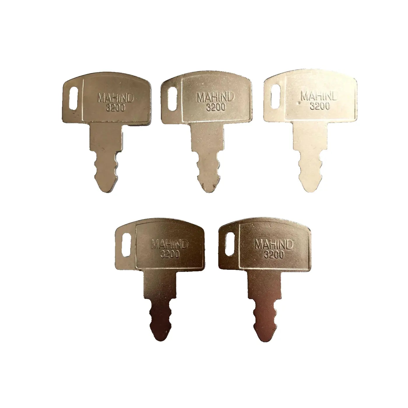 5Pcs 3200 Key Mahindra Tractor Models 2810 3510 And 4110