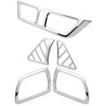 5Pcs Stainless Steel Ac Outlet Interior Cover Trim Kia Rio K2 2011-2016