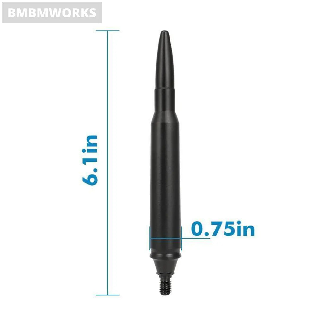 6.1 Inch Antenna Signal Amplifier Mast Whip Jeep Wrangler Jk Jl Jku Jlu 2007-20