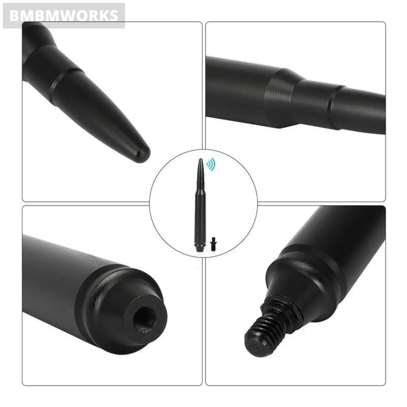 6.1 Inch Antenna Signal Amplifier Mast Whip Jeep Wrangler Jk Jl Jku Jlu 2007-20