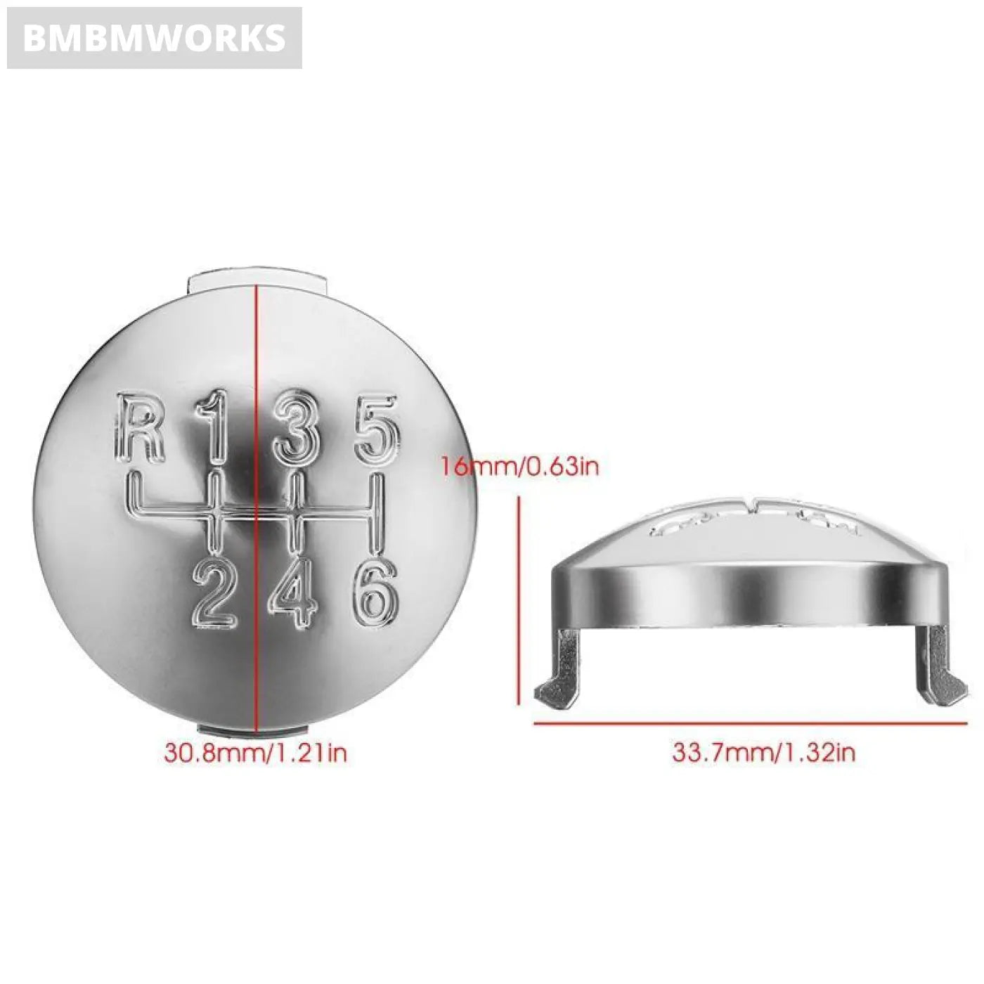 6 Speed Gear Shift Knob Cap Cover Alfa Romeo 159 Brera For Spider 2005-2011