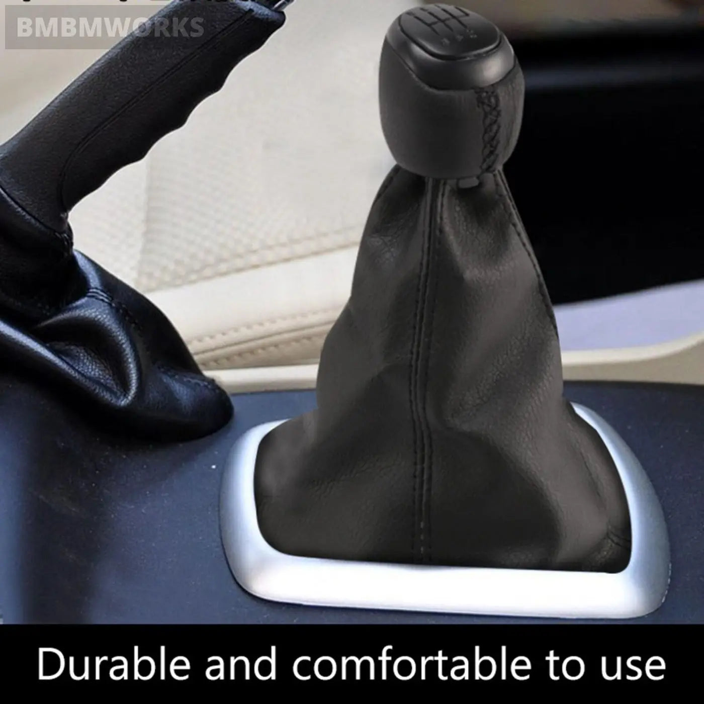 6 Speed Gear Shift Knob Gaiter Boot Cover Saab 93 9-3 Ss 2003-2012 55566207 5535
