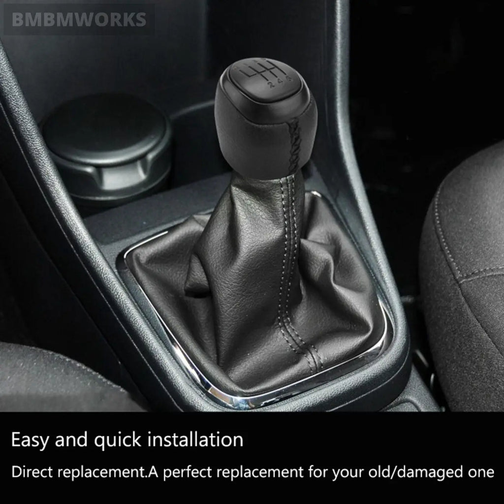 6 Speed Gear Shift Knob Gaiter Boot Cover Saab 93 9-3 Ss 2003-2012
