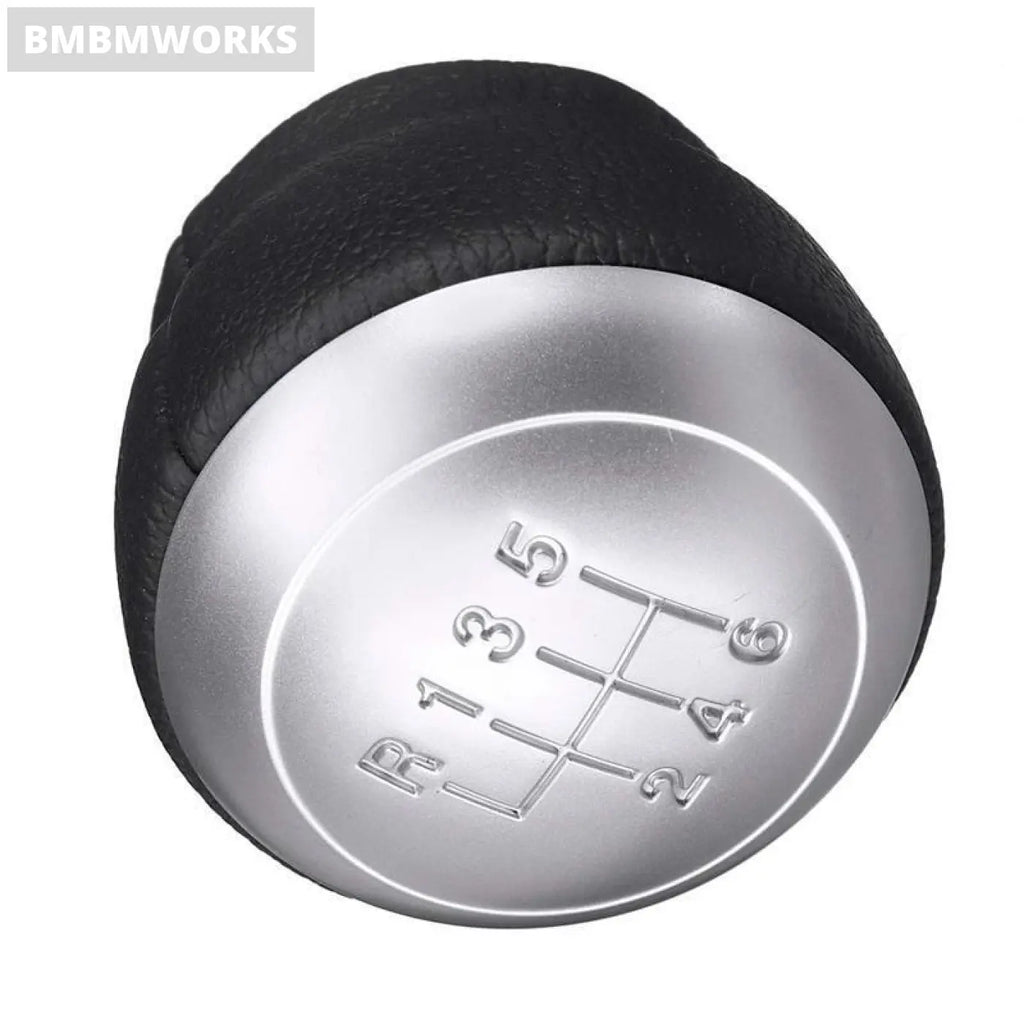 6 Speed Mt Leather Gear Shift Knob Lever Shifter Handle Stick Hyundai Santa Fe