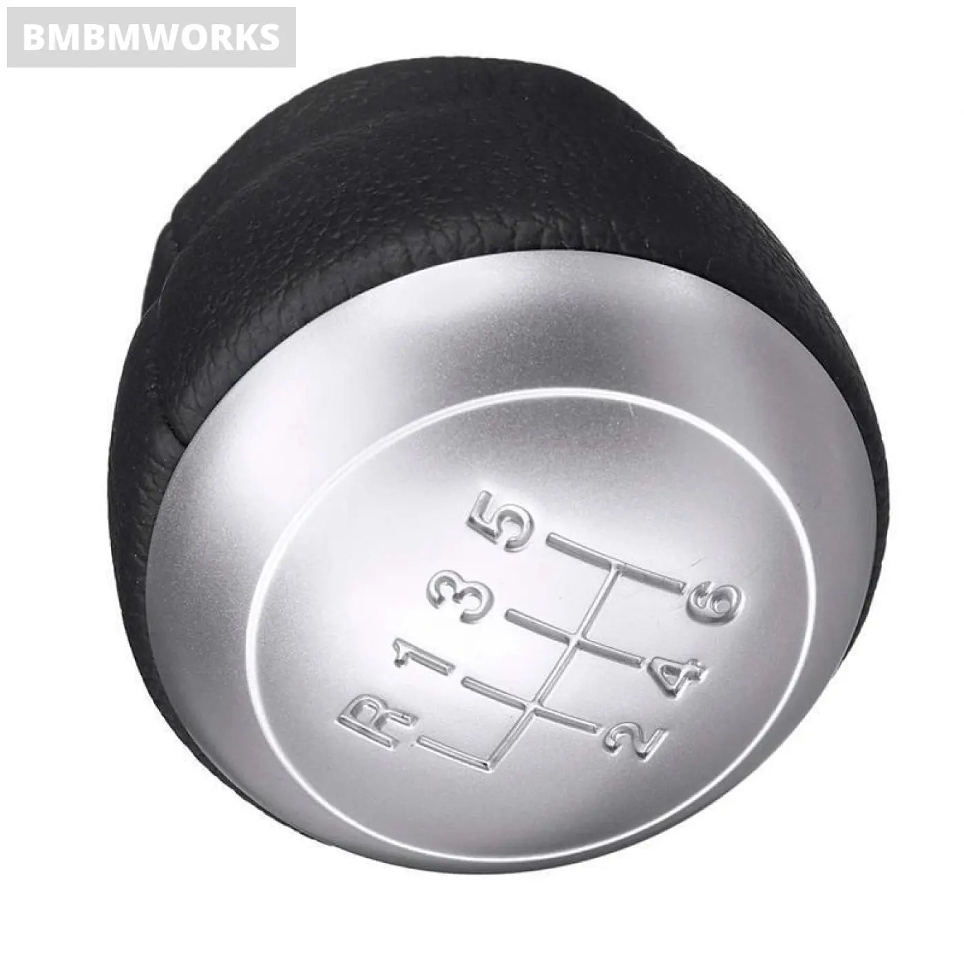 6 Speed Mt Leather Gear Shift Knob Lever Shifter Handle Stick Hyundai Santa Fe