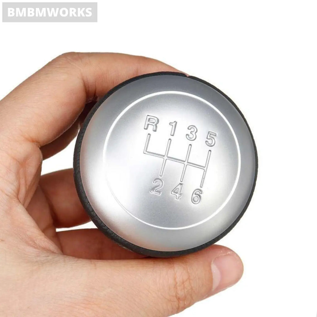 6 Speed Mt Leather Gear Shift Knob Lever Shifter Handle Stick Hyundai Santa Fe