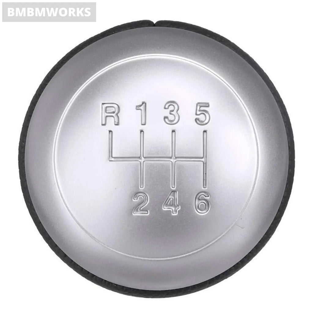 6 Speed Mt Leather Gear Shift Knob Lever Shifter Handle Stick Hyundai Santa Fe