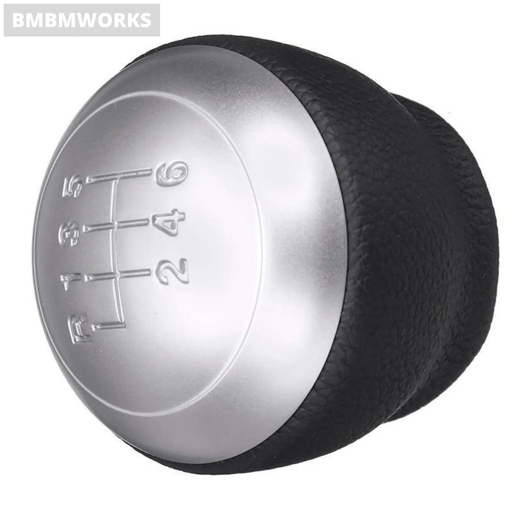 6 Speed Mt Leather Gear Shift Knob Lever Shifter Handle Stick Hyundai Santa Fe