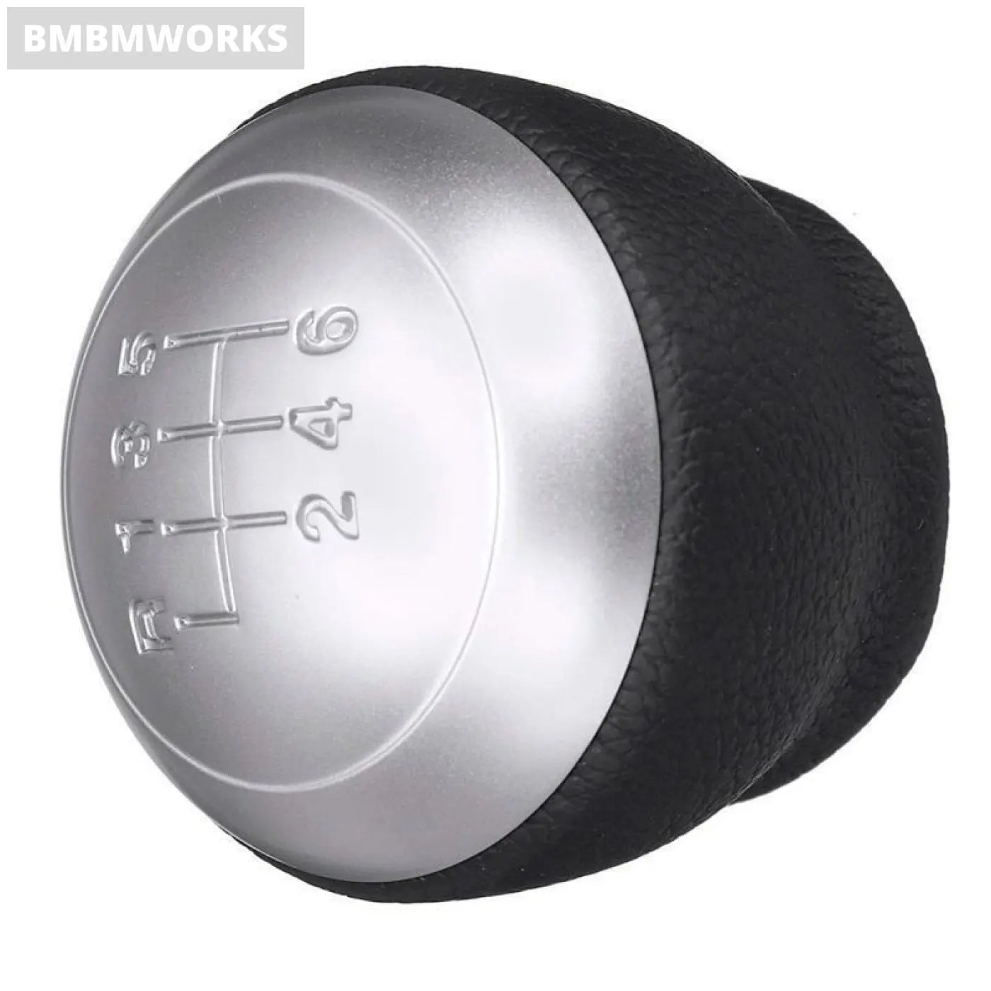 6 Speed Mt Leather Gear Shift Knob Lever Shifter Handle Stick Hyundai Santa Fe