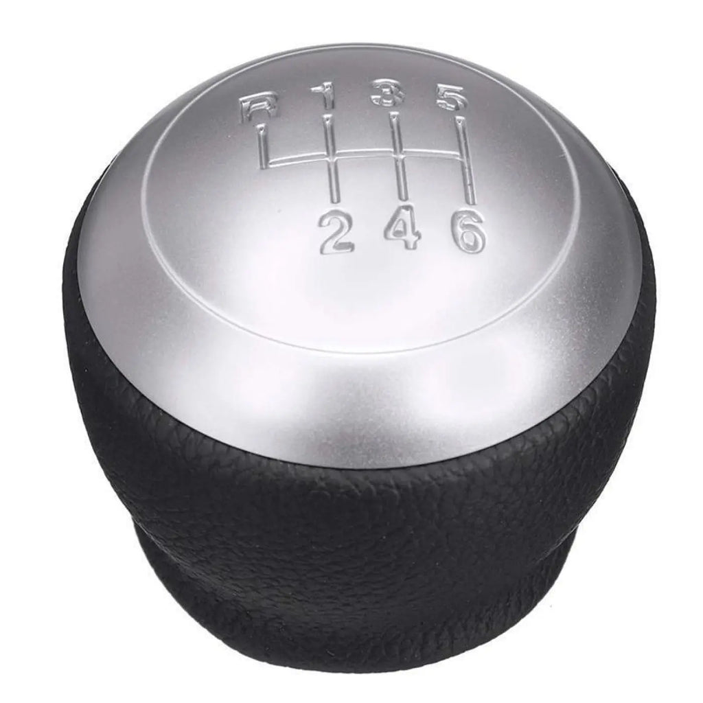 6 Speed Mt Leather Gear Shift Knob Lever Shifter Handle Stick Hyundai Santa Fe