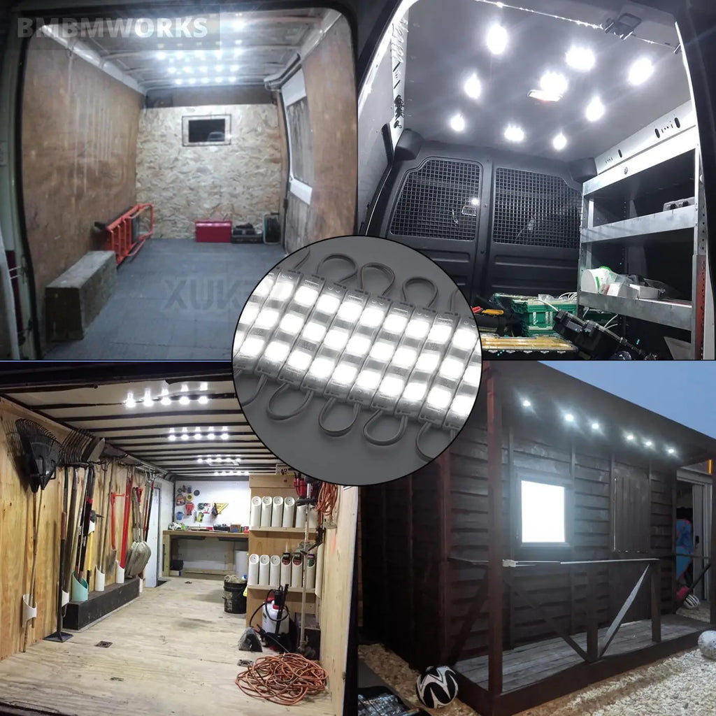 60 Led Van Trailer Interior Light Renault Trafic Sprinter Movano Lwb Nv300