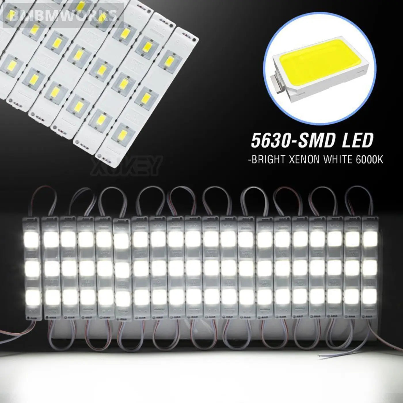 60 Led Van Trailer Interior Light Renault Trafic Sprinter Movano Lwb Nv300