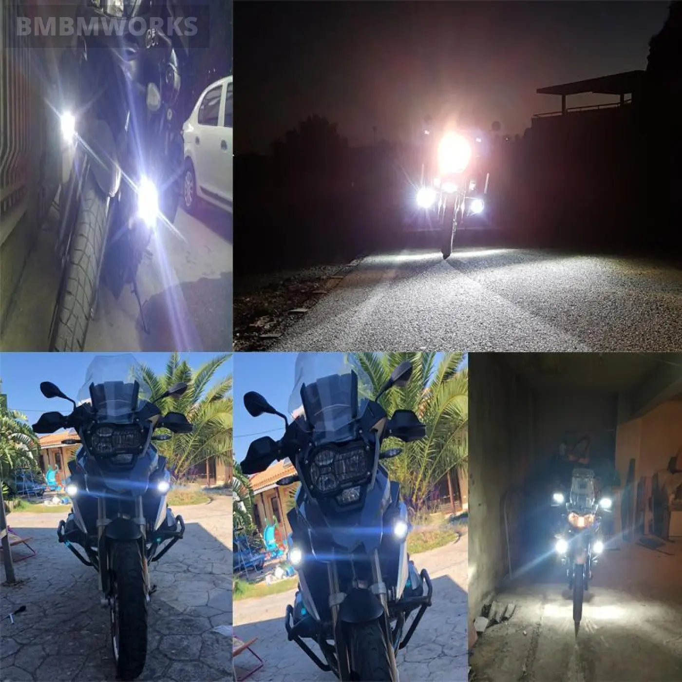 60W Led Fog Light Honda Crf1000L Bmw R1200Gs R1250Gs Adv F800Gs K1600 Suziku