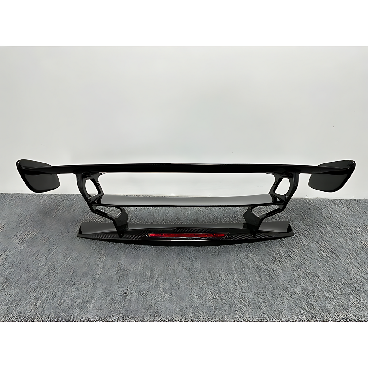 Mercedes AMG GT / GTC / GTS (2015–2018) Black Series Style Dry Carbon Fiber Rear Spoiler Wing with LED Light (12 lbs, 7.8") BMBMWORKS