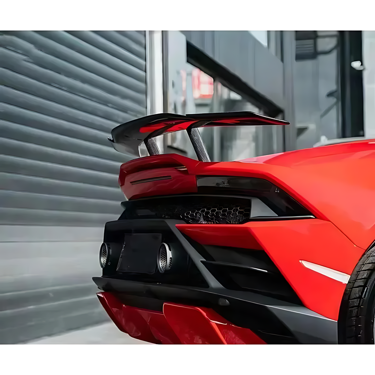 Lamborghini Huracán LP580 / LP610 EVO Forged Carbon Fiber Rear Spoiler | Exotic Tail Wing Upgrade BMBMWORKS