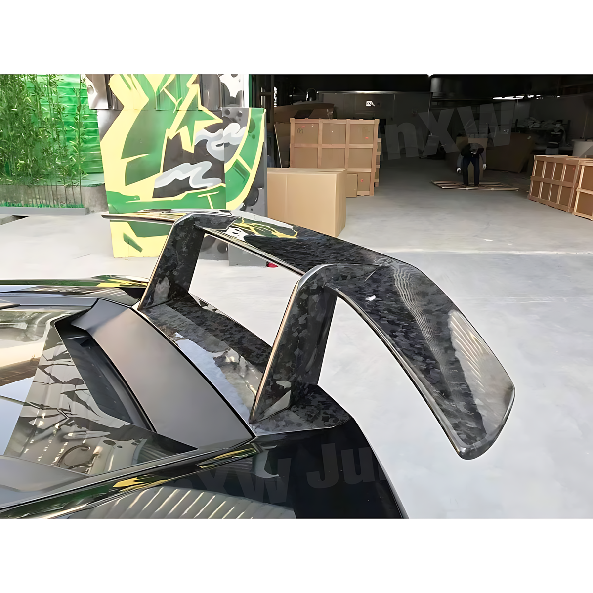 Carbon Fiber Ducktail Rear Spoiler Wing for Lamborghini Huracan LP580 / LP610 (2014-2019) – Forged & Dry Carbon Options BMBMWORKS