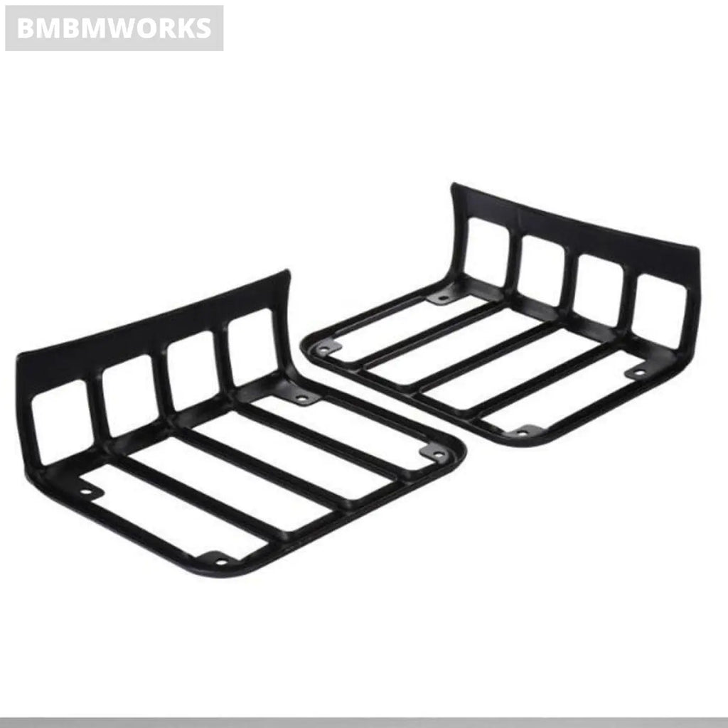 6Pcs Black Light Guard Rear Tail Lamp Covers Kit Jeep Wrangler Jk 2007-2017