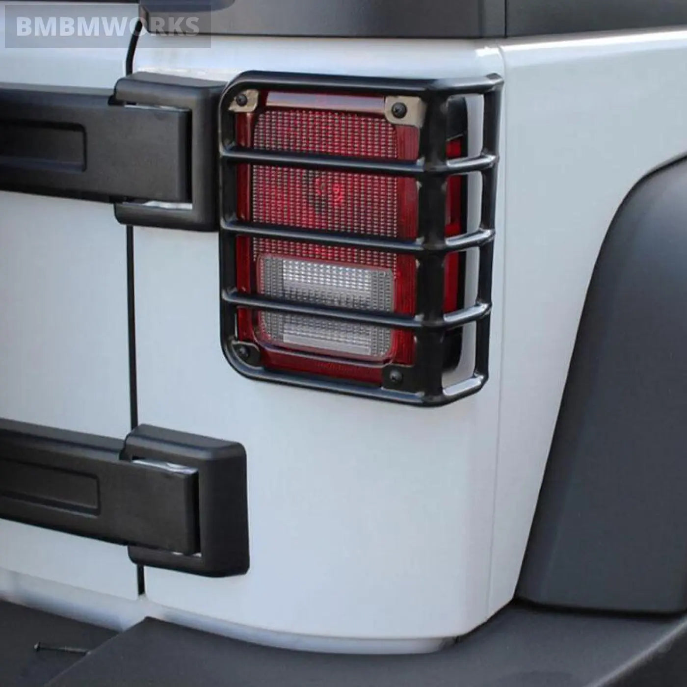 6Pcs Black Light Guard Rear Tail Lamp Covers Kit Jeep Wrangler Jk 2007-2017