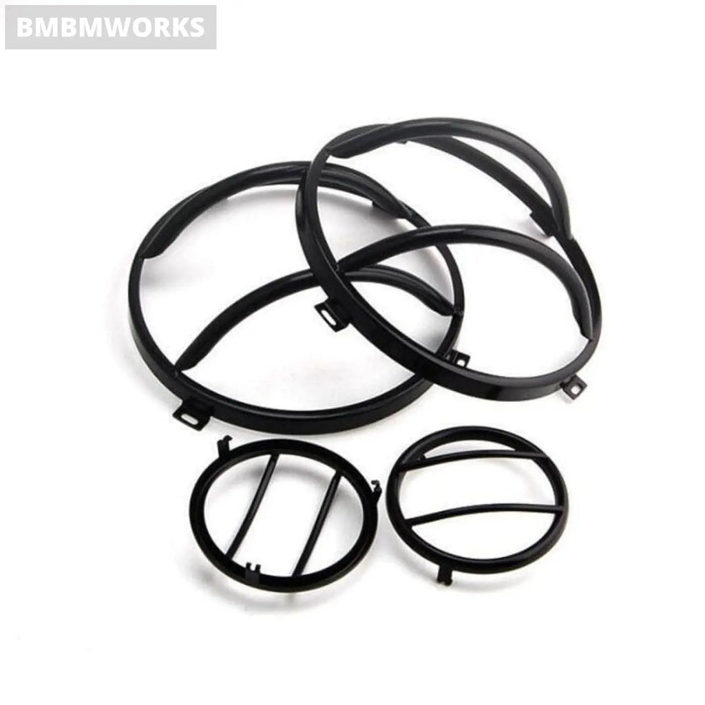 6Pcs Black Light Guard Rear Tail Lamp Covers Kit Jeep Wrangler Jk 2007-2017