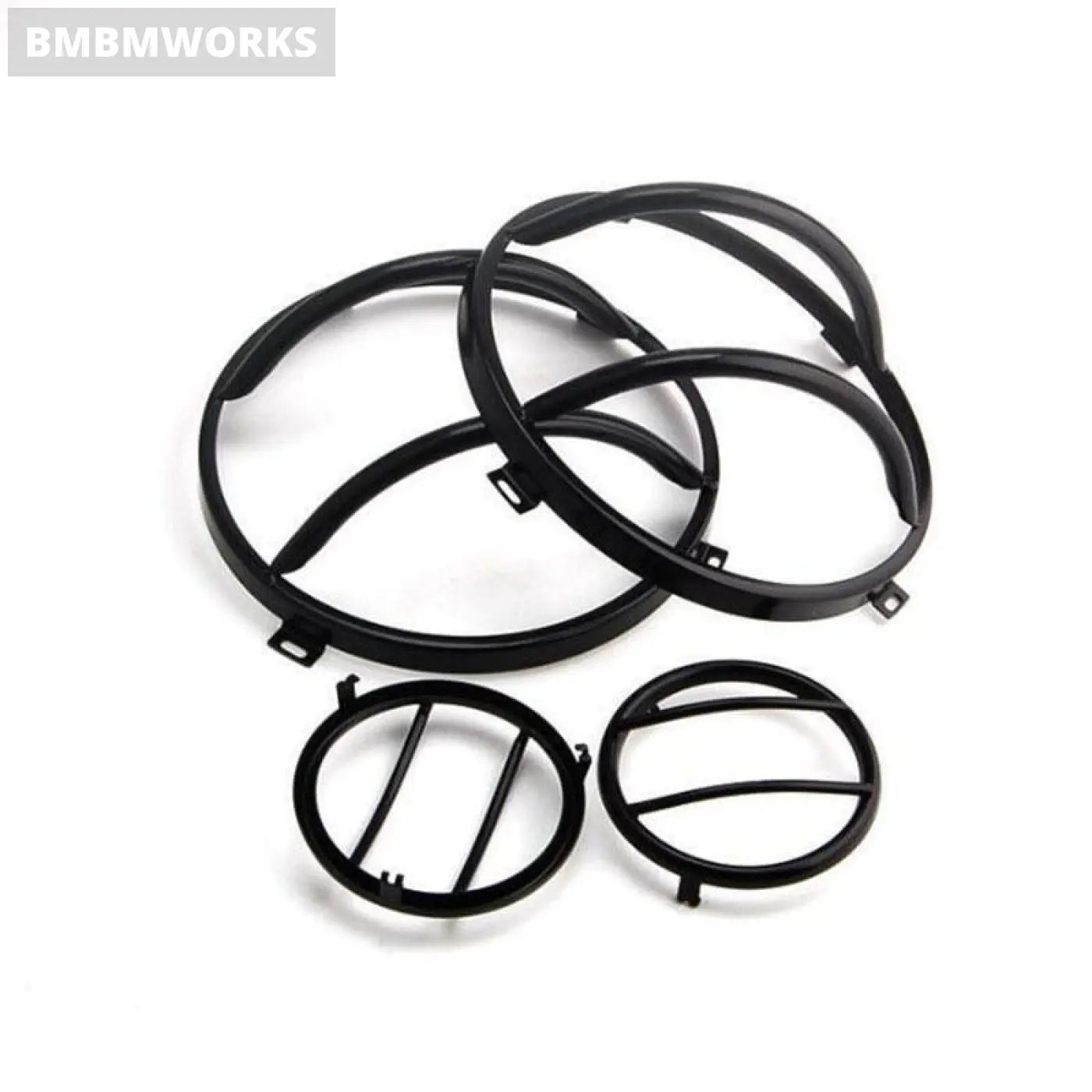 6Pcs Black Light Guard Rear Tail Lamp Covers Kit Jeep Wrangler Jk 2007-2017