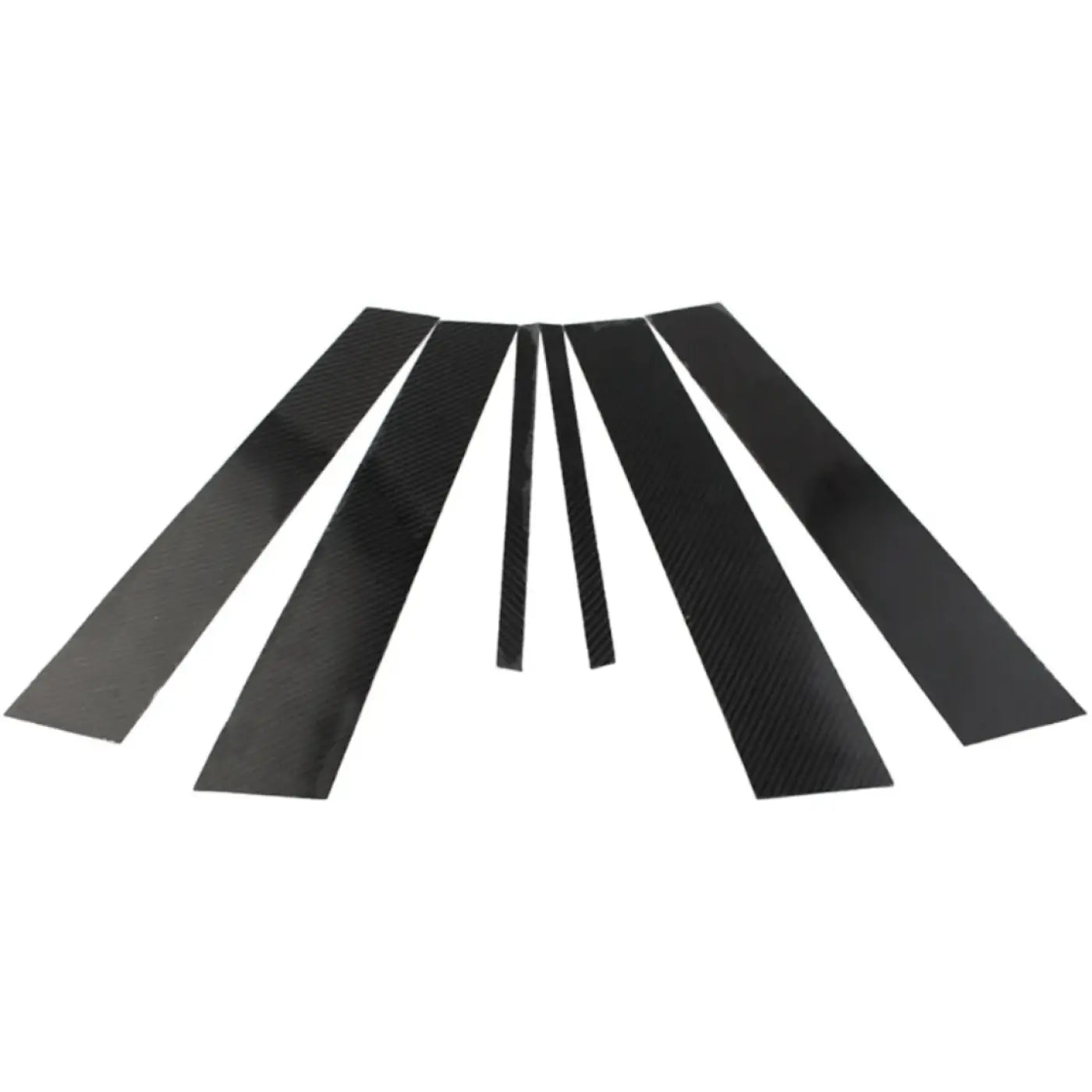 6Pcs Exterior Door Window B Pillar Post Cover Trim Alfa Romeo Giulia 2017-2021