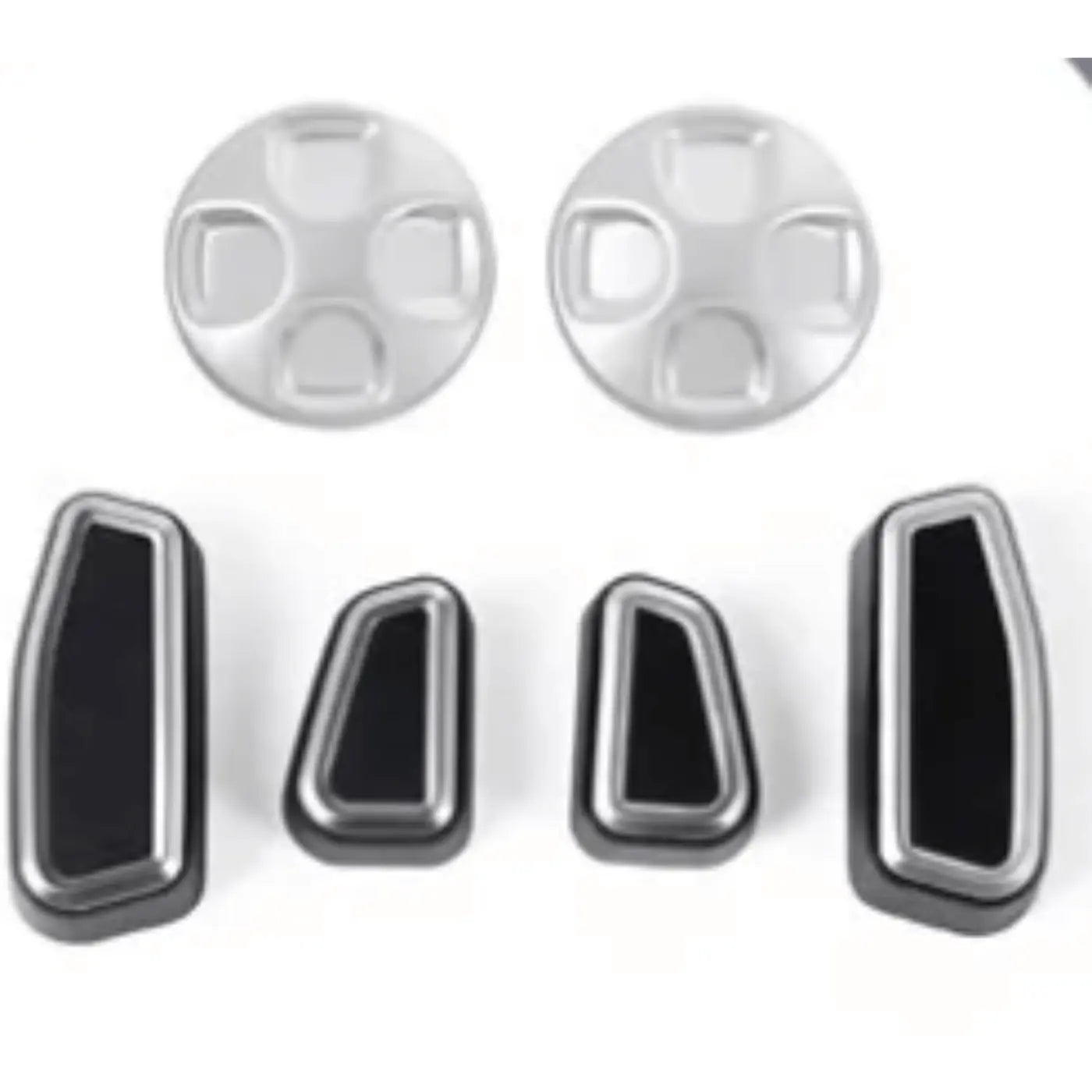 6Pcs Seat Adjustment Button Trim Cover Alfa Romeo Stelvio 2017-2021