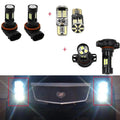 6Pcs White Led Fog Driving Drl Light Bulbs Combo Cadillac Escalade 2007-2014