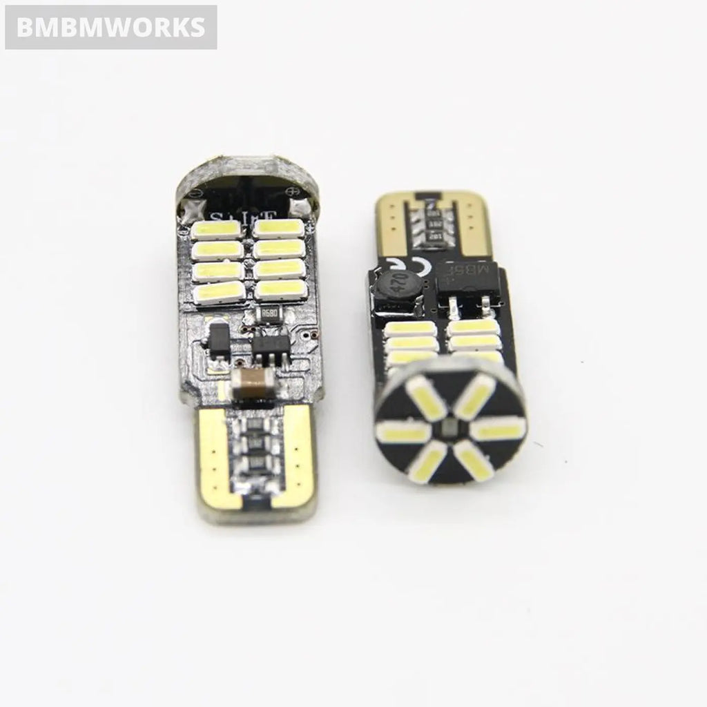 6Pcs White Led Fog Driving Drl Light Bulbs Combo Cadillac Escalade 2007-2014