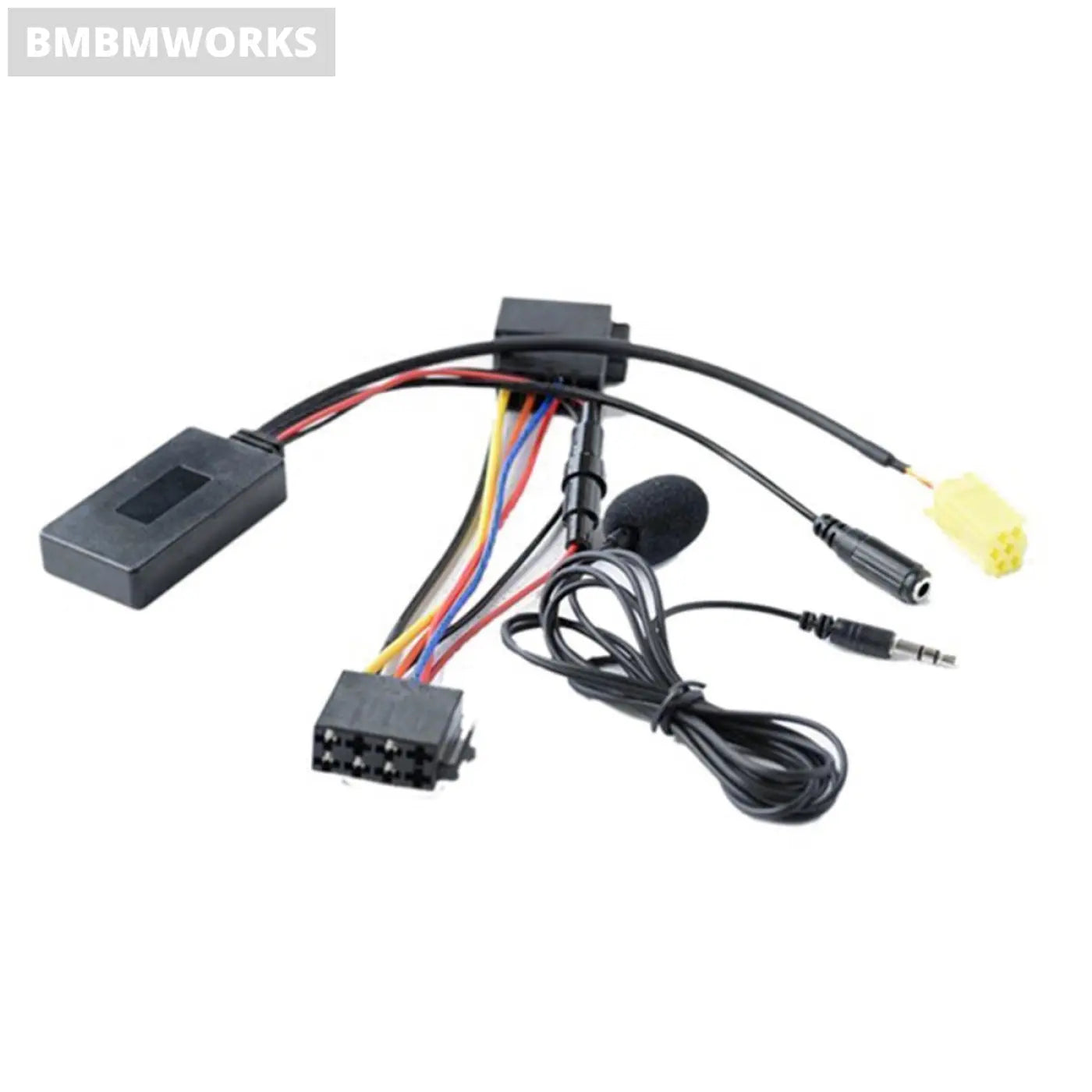 6Pin Bluetooth Audio Adapter Mic Handsfree Aux Cable Alfa Romeo 159 Fiat 500