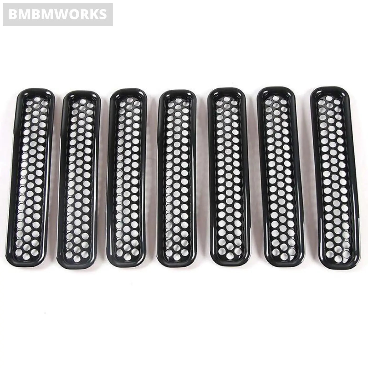 7Pcs Honeycomb Mesh Front Grill Inserts Kit 1997-2006 Jeep Wrangler Tj & Unli
