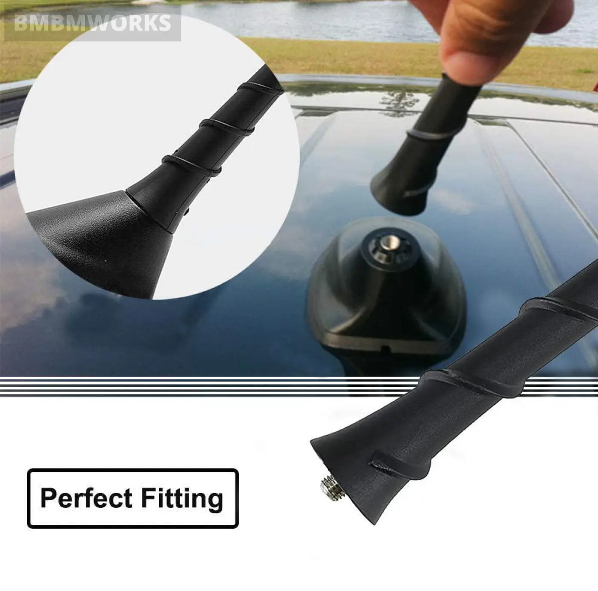 8 Inch Stubby Antenna 2011-2022 Jeep Renegade Cherokee Grand Compass