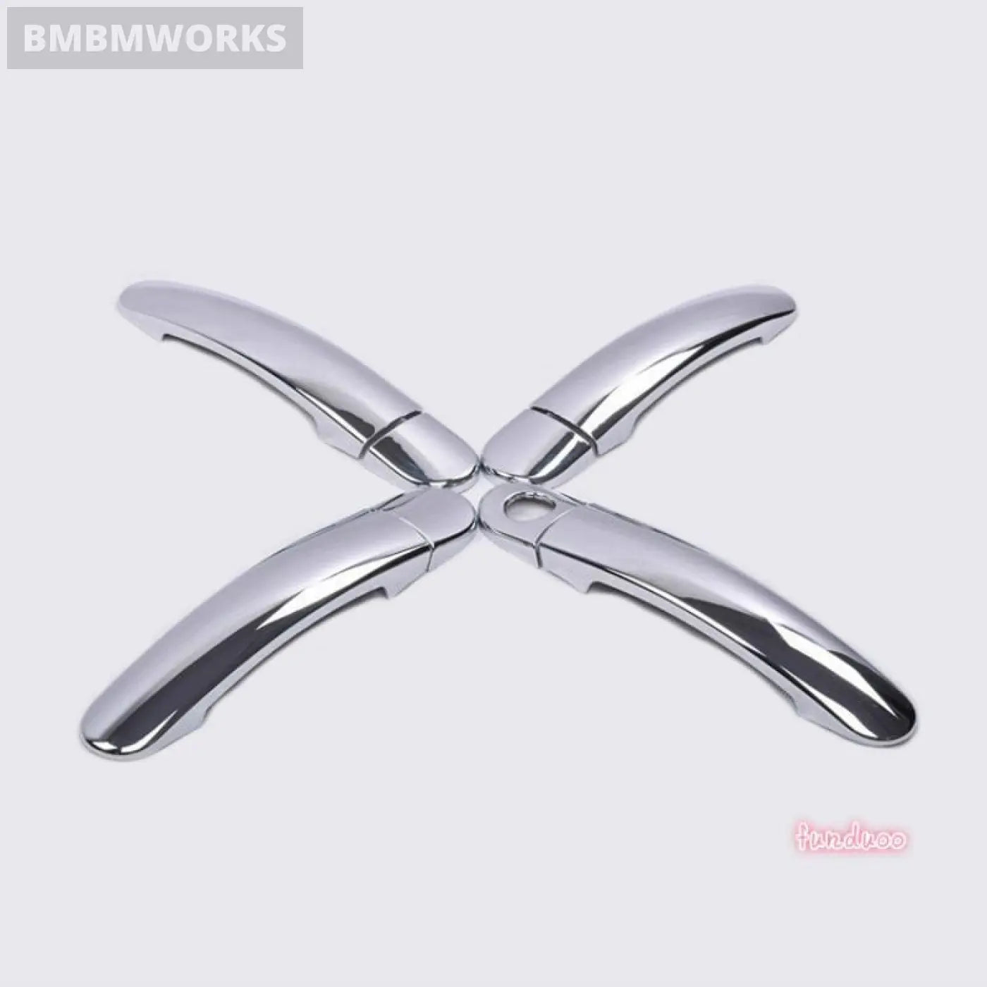 8Pcs Chrome Door Handle Covers Audi Tt / A2 2000 2001 2002 2003 2004 2005