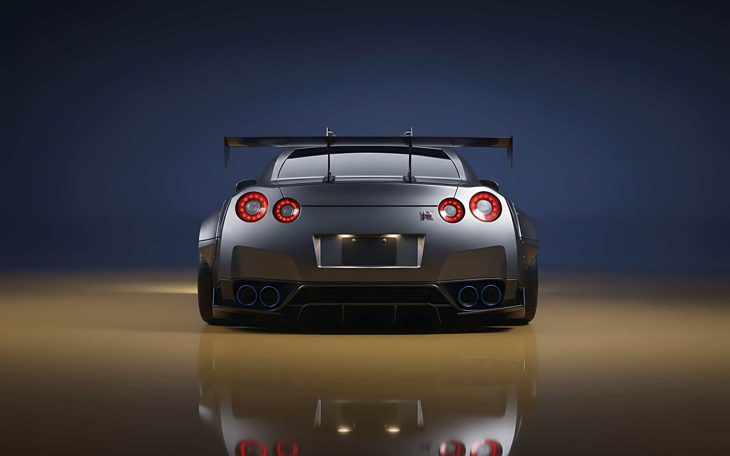 Nissan R35 GT-R LBWK Style Carbon Fiber Wing Spoiler Forged 2008-2022