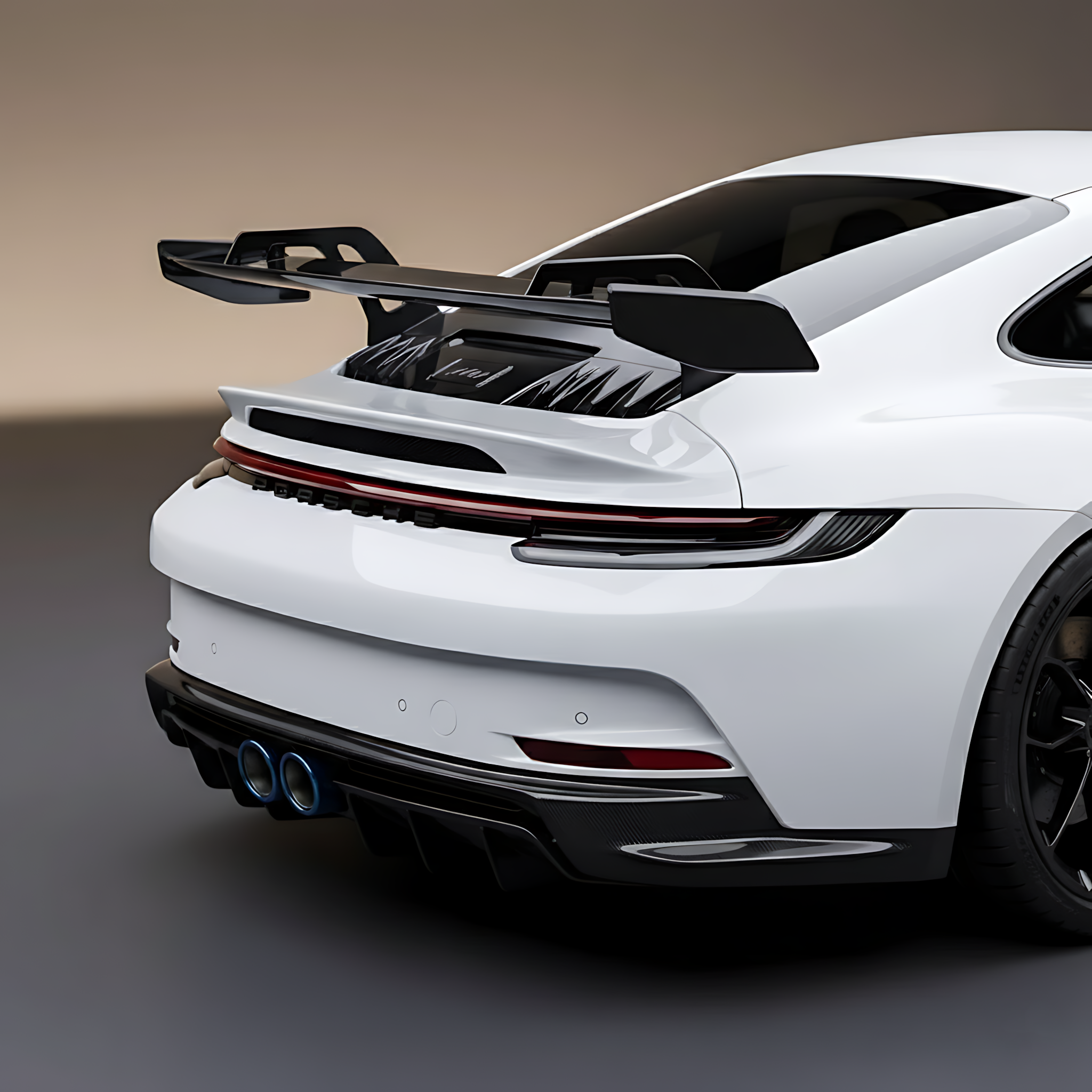 Porsche 911 (992) Forged Carbon Fiber Spoiler / Wing