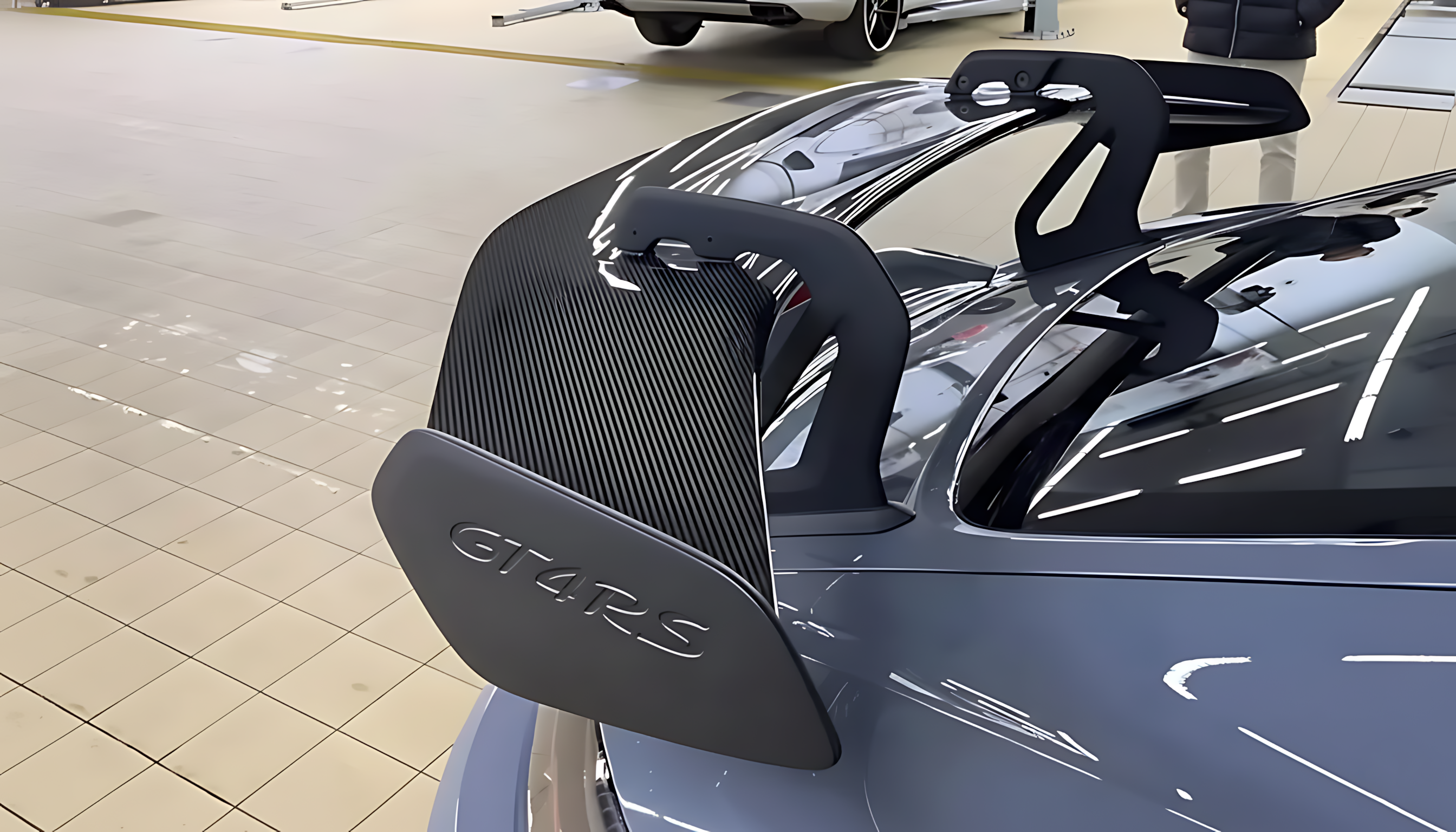Porsche 718 (982) Cayman/Boxster GT4 RS-Style Carbon Fiber Wing Spoiler For Porsche Cayman Boxster 718 (982)