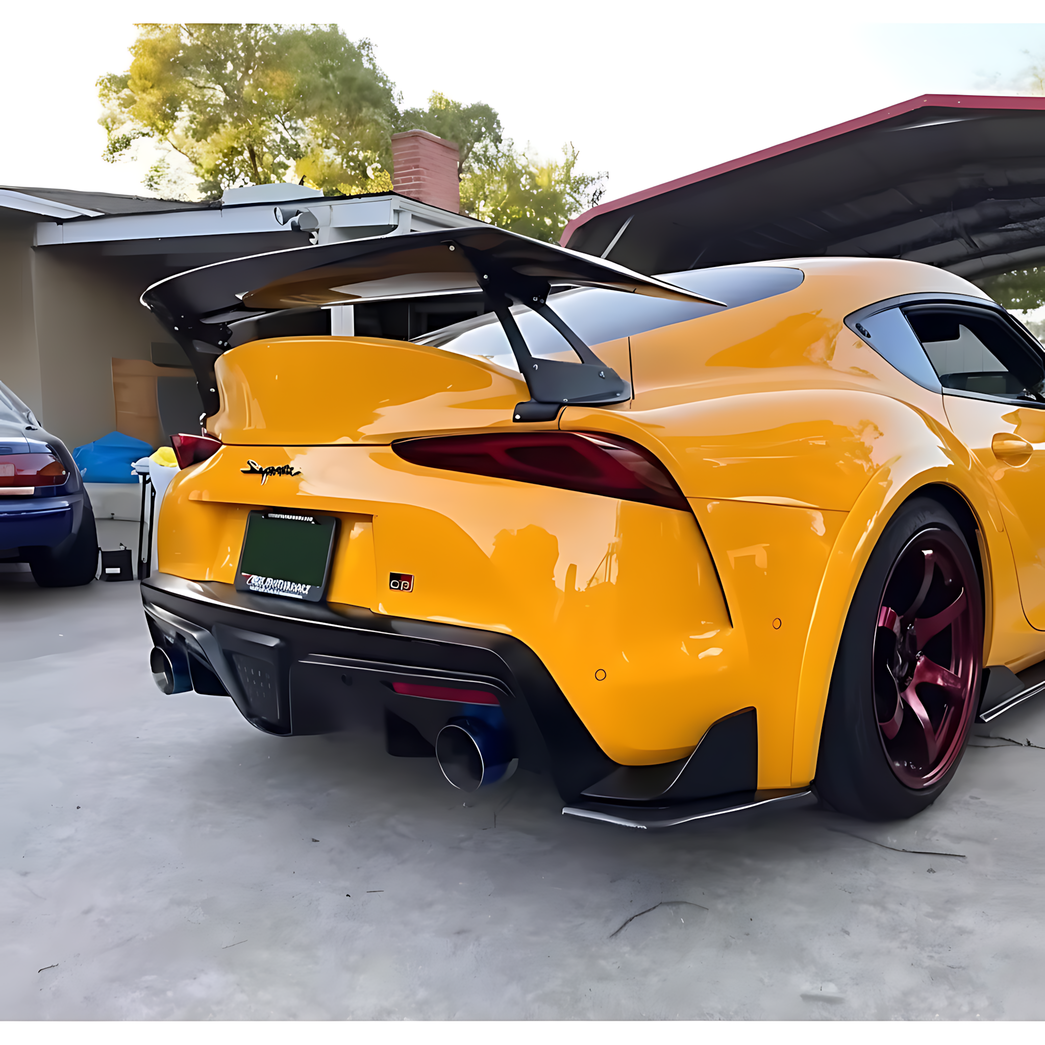 Toyota Supra GR A90 A91 MK5 2019+ Rear Trunk Spoiler — Carbon Fiber / Forged Carbon / FRP Tail Wing