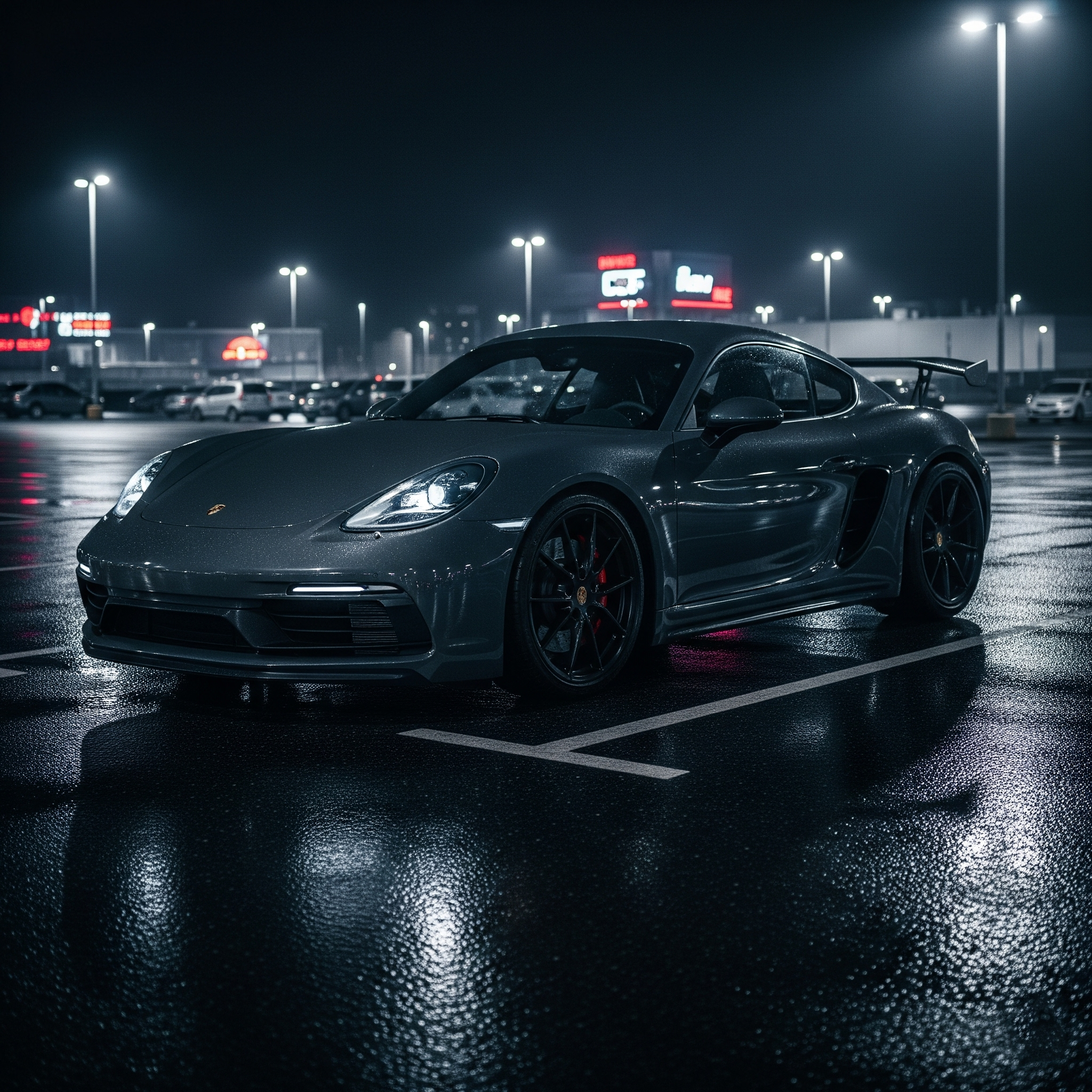 Porsche 718 (982) Cayman/Boxster GT4 RS-Style Carbon Fiber Wing Spoiler For Porsche Cayman Boxster 718 (982)