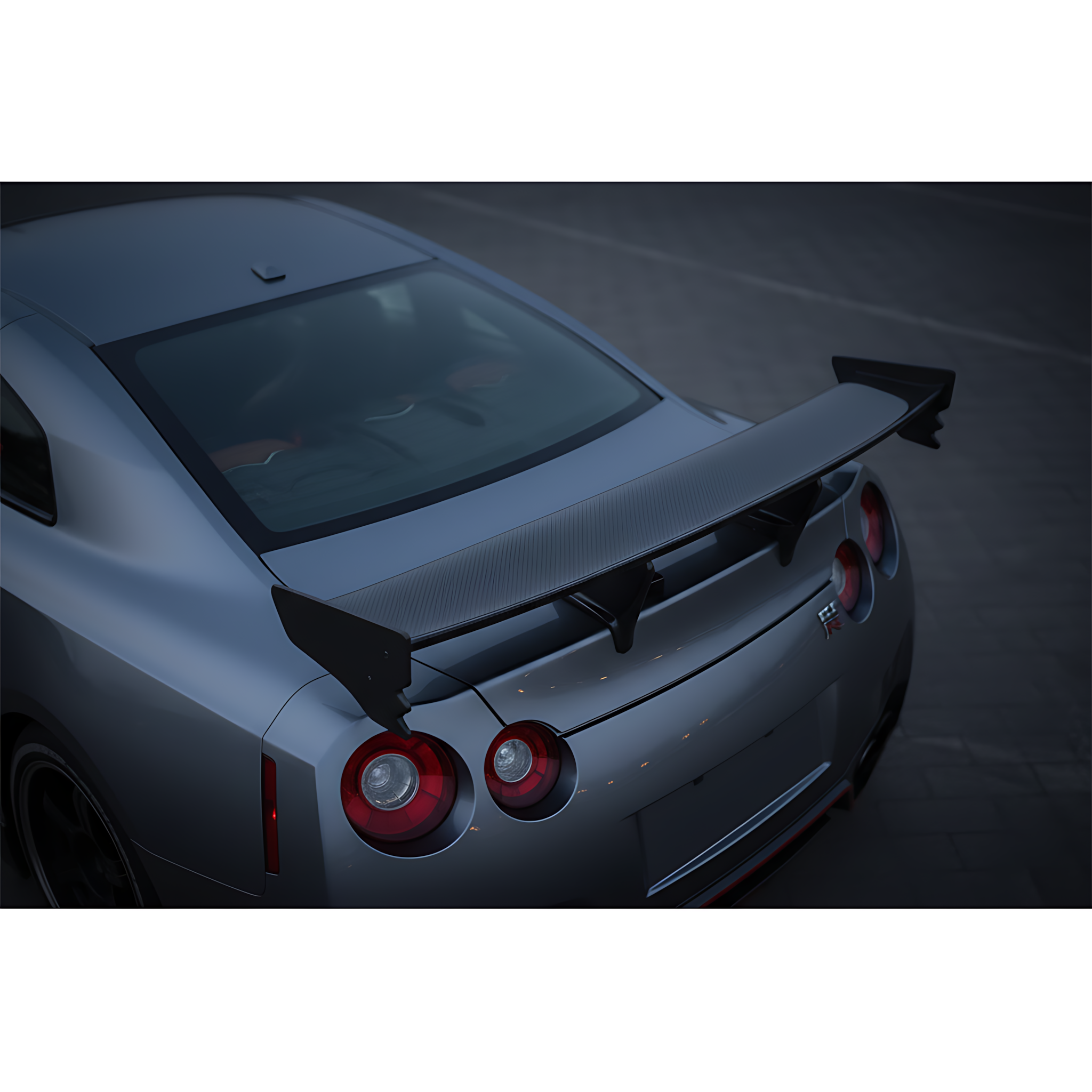 Nissan GT-R R35 Carbon Fiber Rear Trunk Spoiler Wing Body Kit (2009-2020)